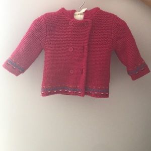 Catimini pink Cute soft coat size 6M